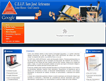 Tablet Screenshot of ceipsanjoseartesano.org